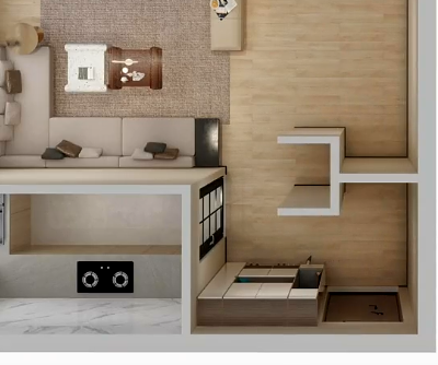 经典户型改造没有玄关怎么办?可以这样该!