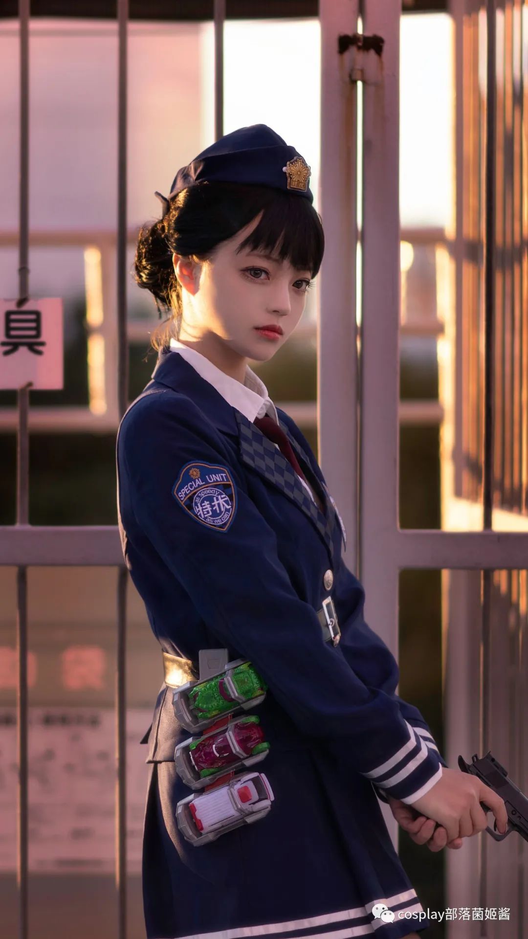 黑岩|cos:假面骑士诗岛雾子cos正片@黑岩奈酱