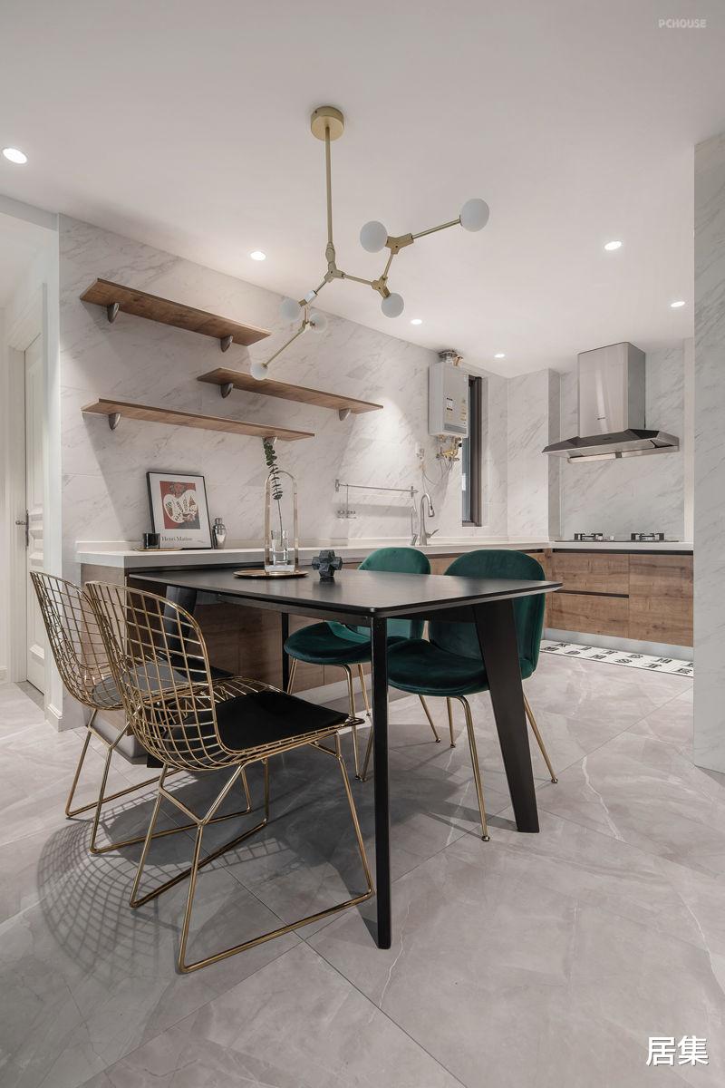 89㎡的两居室，高级灰+脏粉，打造浪漫的北欧美家