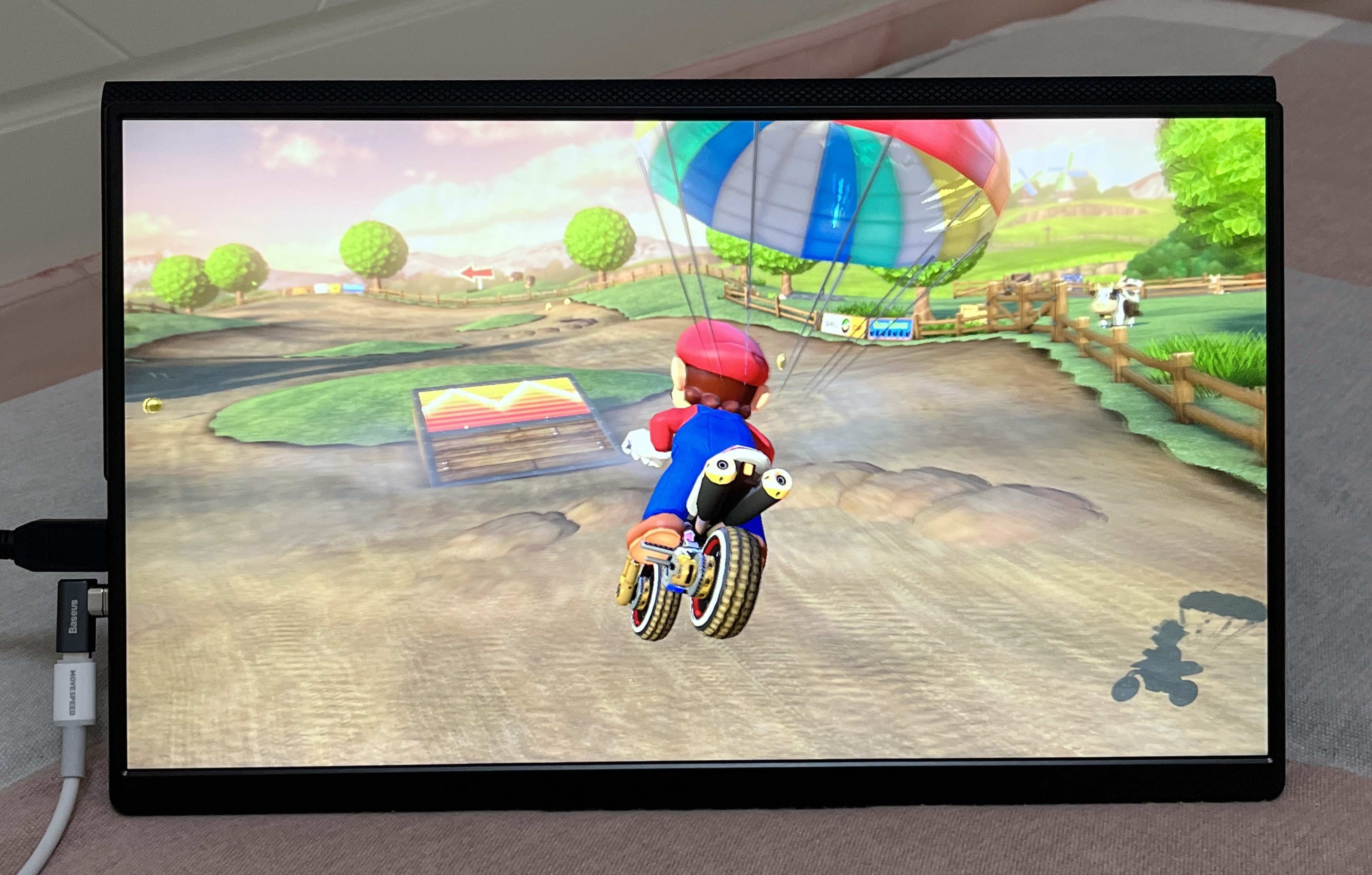 |任天堂NS的好搭档：百元价位的六维鲨S14F6超薄便携屏使用体验