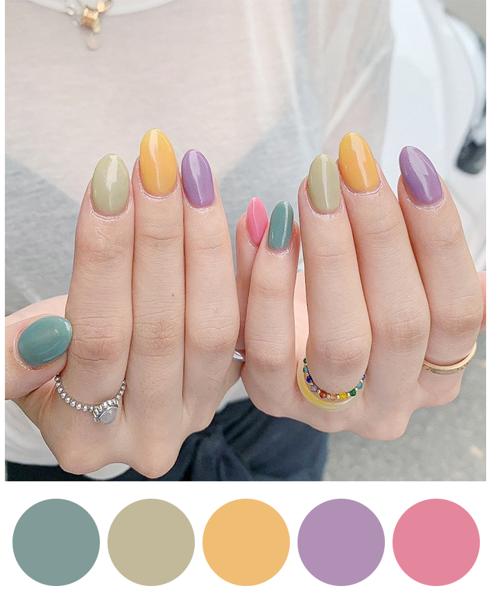 色啦 夏季跳色美甲指南!再也不怕配错色啦~