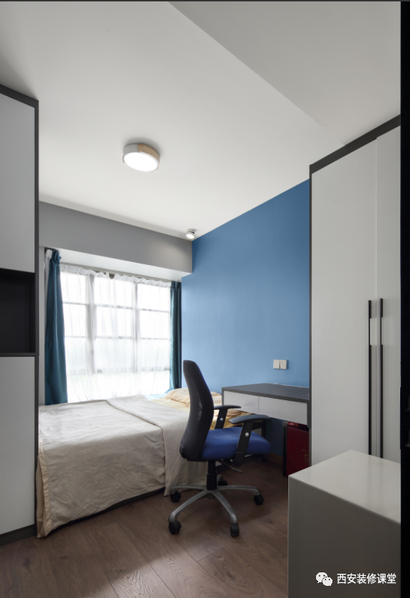 95㎡三室黑白灰，单身男的如意宅