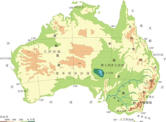 位于澳洲中部,面积175万平方千米,大自流盆地为何地下水丰富?