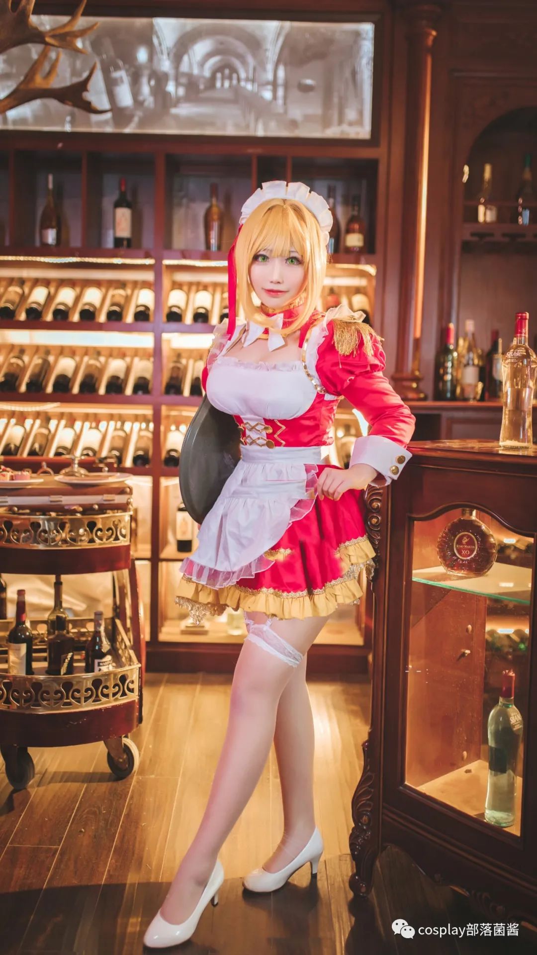 尼禄|cos:二次元cos大赏尼禄同人女仆cos正片@米九