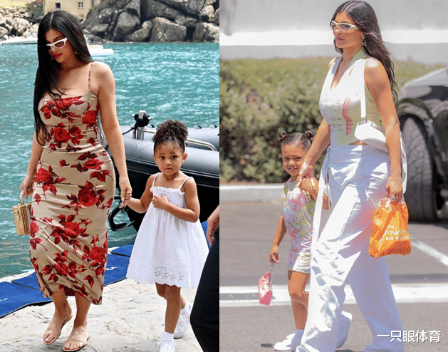 凯莉·詹娜|卡戴珊小妹赴欧洲,牵4岁女儿出街!身材太绝了,黑人男友陪同