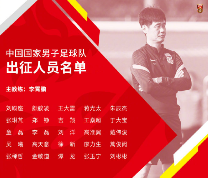 国足|14人落选！国足最新名单出炉，前锋线大变样，李霄鹏打造全新首发