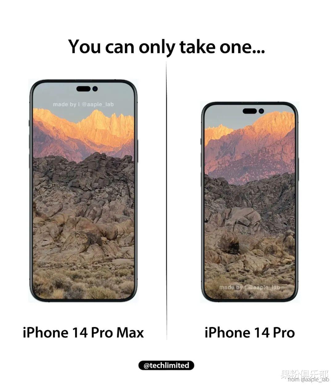 数码产品|iPhone 14 外观确定,刘海没了