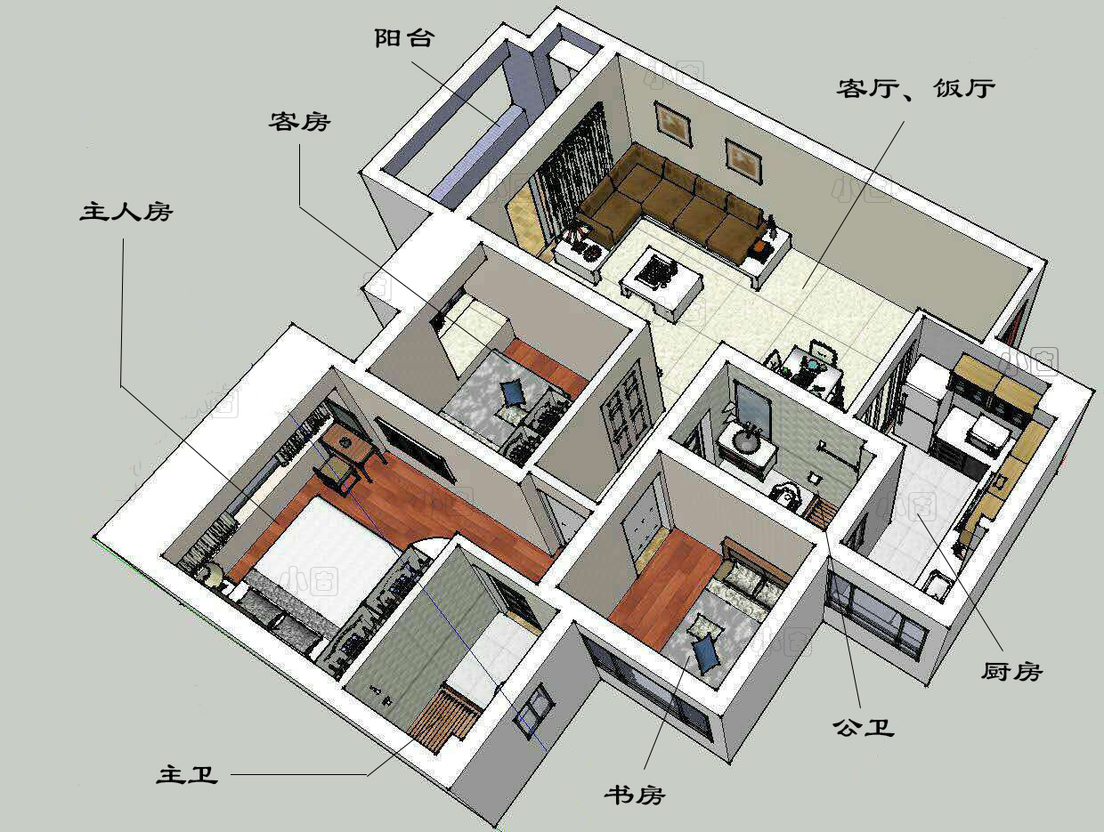 小户型家装经验分享，尽量能一步到位，记主卧升级八条床腿的木邻无忧实木床