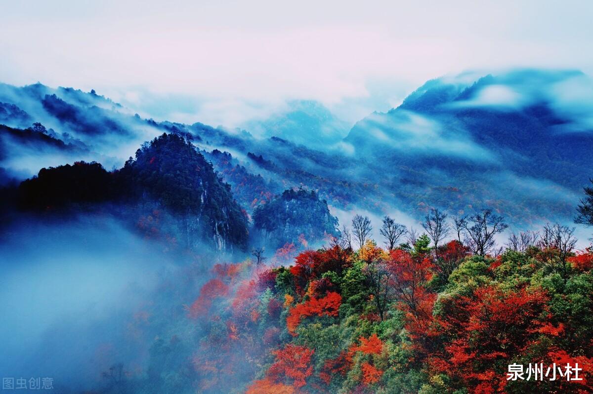 光雾山|中国红叶第一山，光雾山，瀑潭秀水、云蒸雾绕、胜景众多