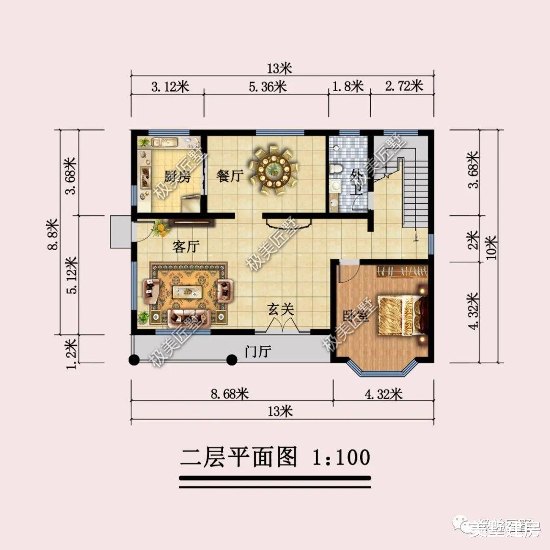 新农村新设计,架空三层更显时尚,要建房的不妨看看