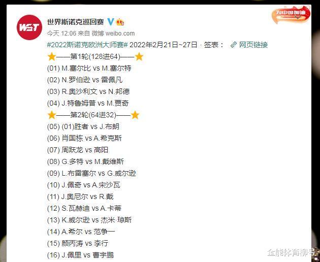 特鲁姆普|奥沙利文、特鲁姆普、罗伯逊、塞尔比，4大天王冲冠，欧洲大师赛将开杆