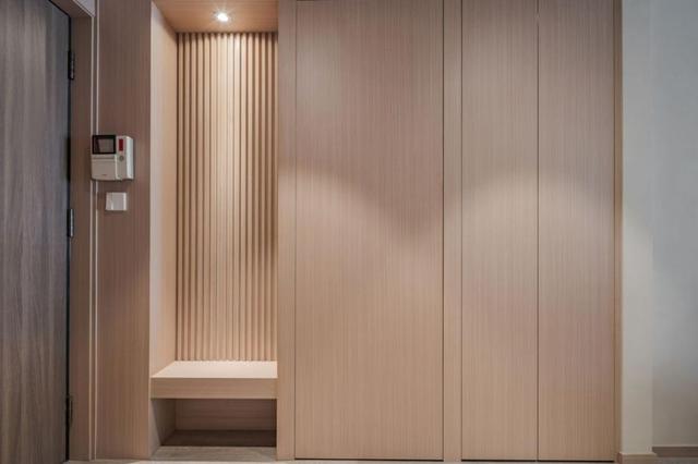 南京90后夫妻的90㎡婚房,打造佛系中式风情,水泥灰做渲染很大气