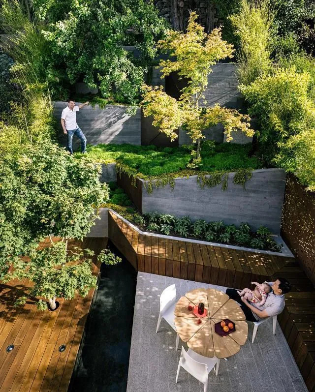 阶梯式庭院，比传统庭院还大气！