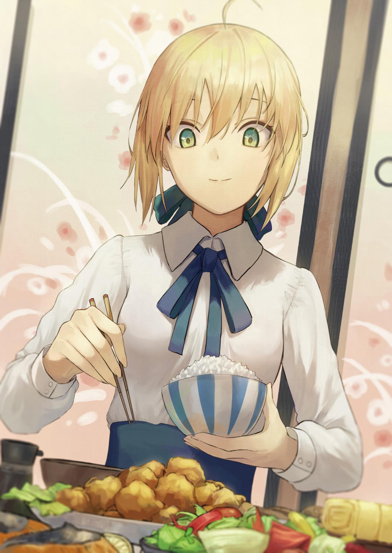 saber|fate同人：呆毛王因为一件小事，缠了卫宫士郎一个晚上