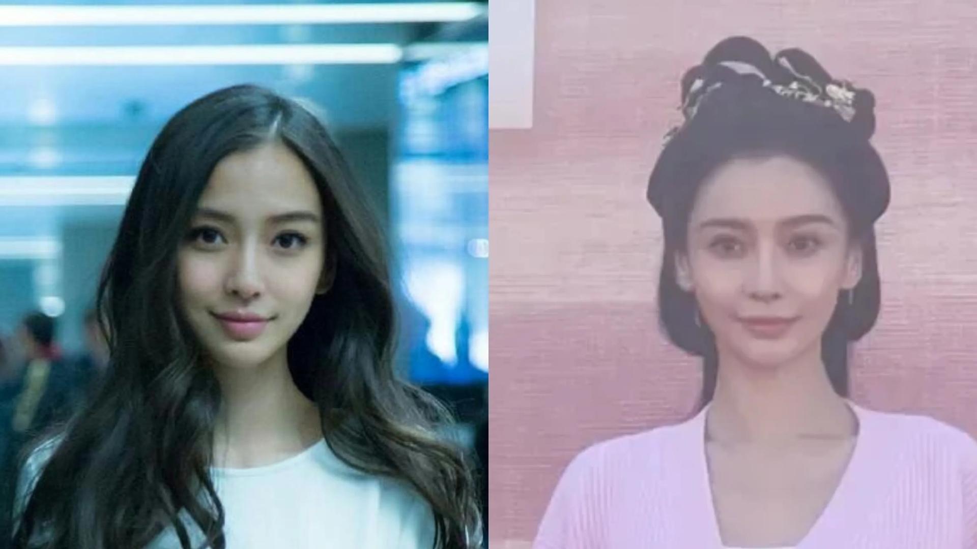 Angelababy|baby现身老态尽显苹果肌下滑严重人中变得更长了