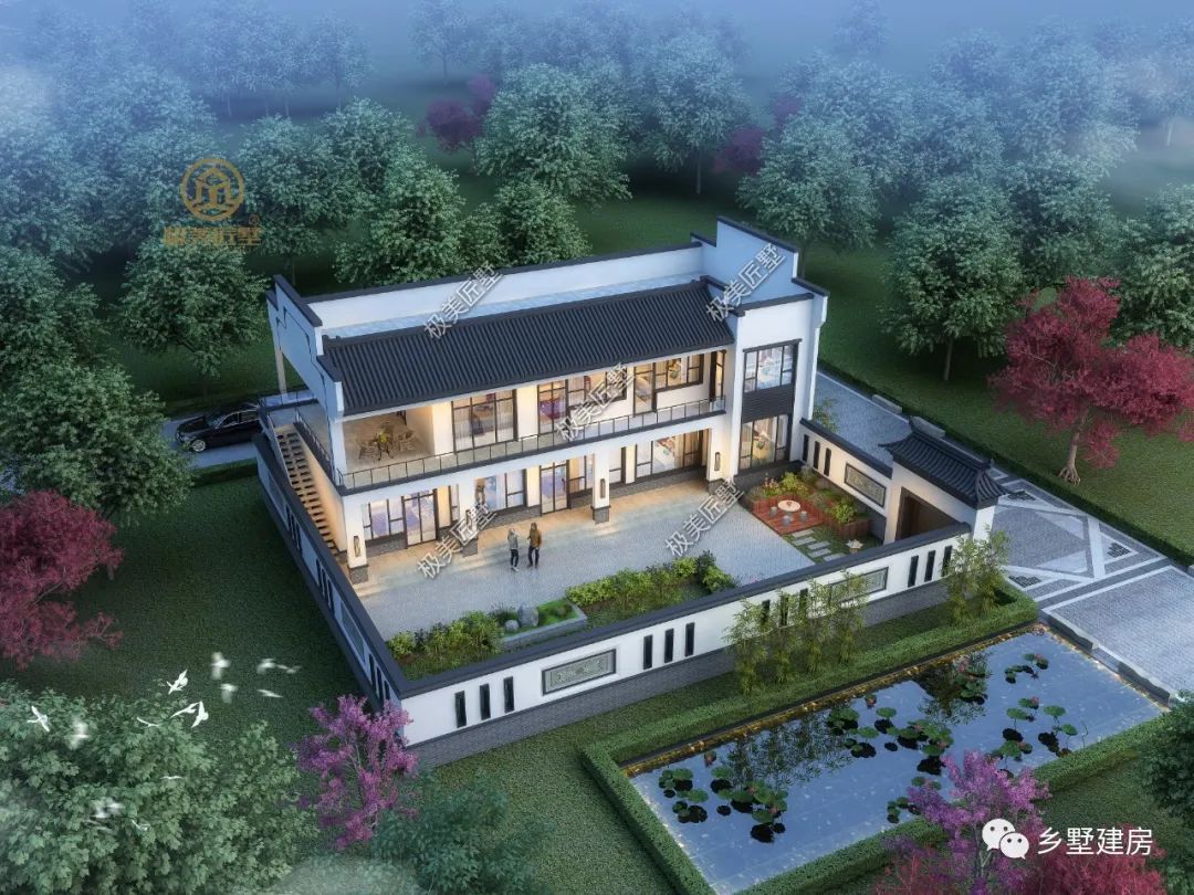 在徽州建房,首选风格自然是徽式,办公楼也不例外