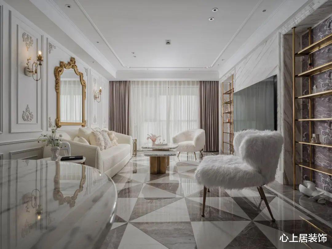 160平新古典装饰,卧室设计太高级了