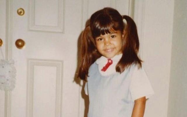 金·卡戴珊|库特尼卡戴珊“小天使”般的童年照片,被妈妈在生日当天分享