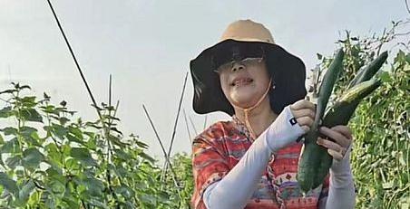 陈赫|陈赫这次没被打码：全家外出到农村采摘，与张子萱罕见同框秀恩爱