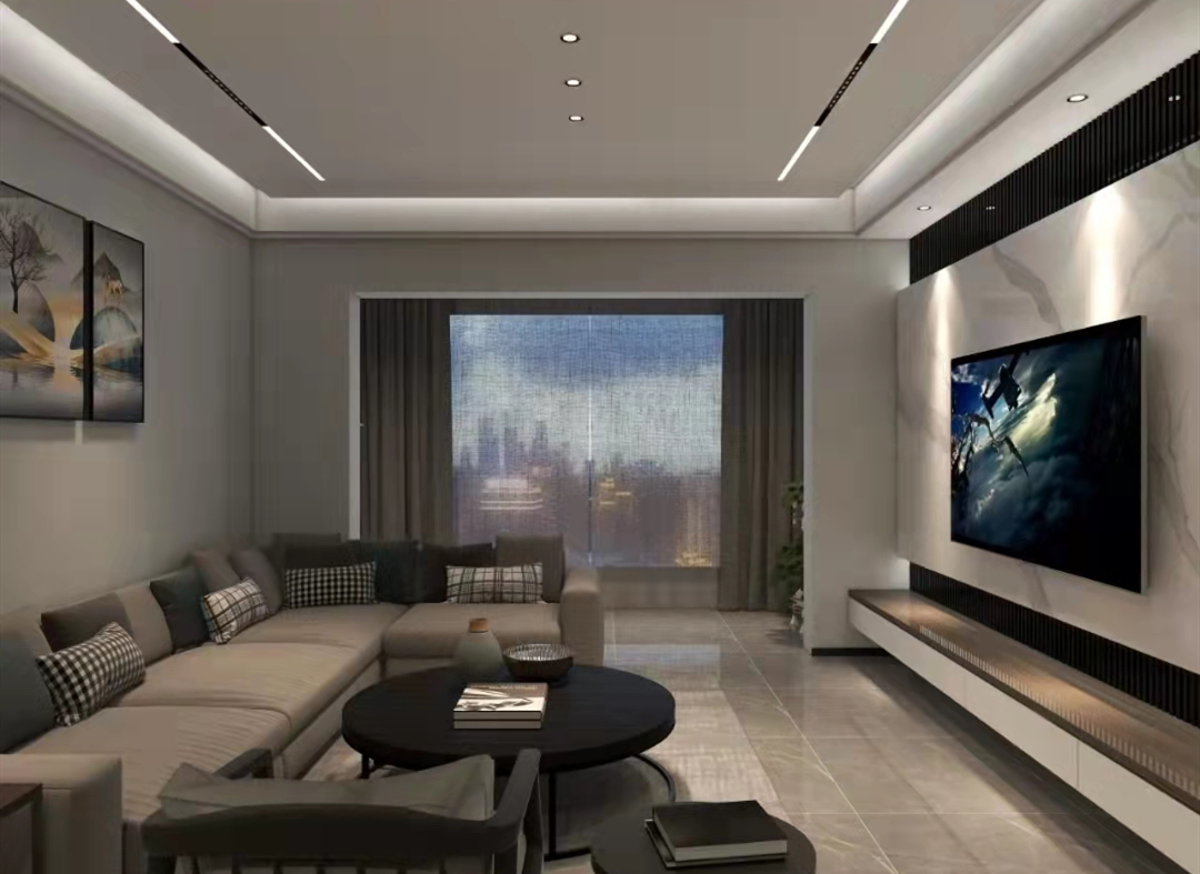 想要悬浮吊顶和窗帘盒里的灯光好看,灯光角度一定要预留到位