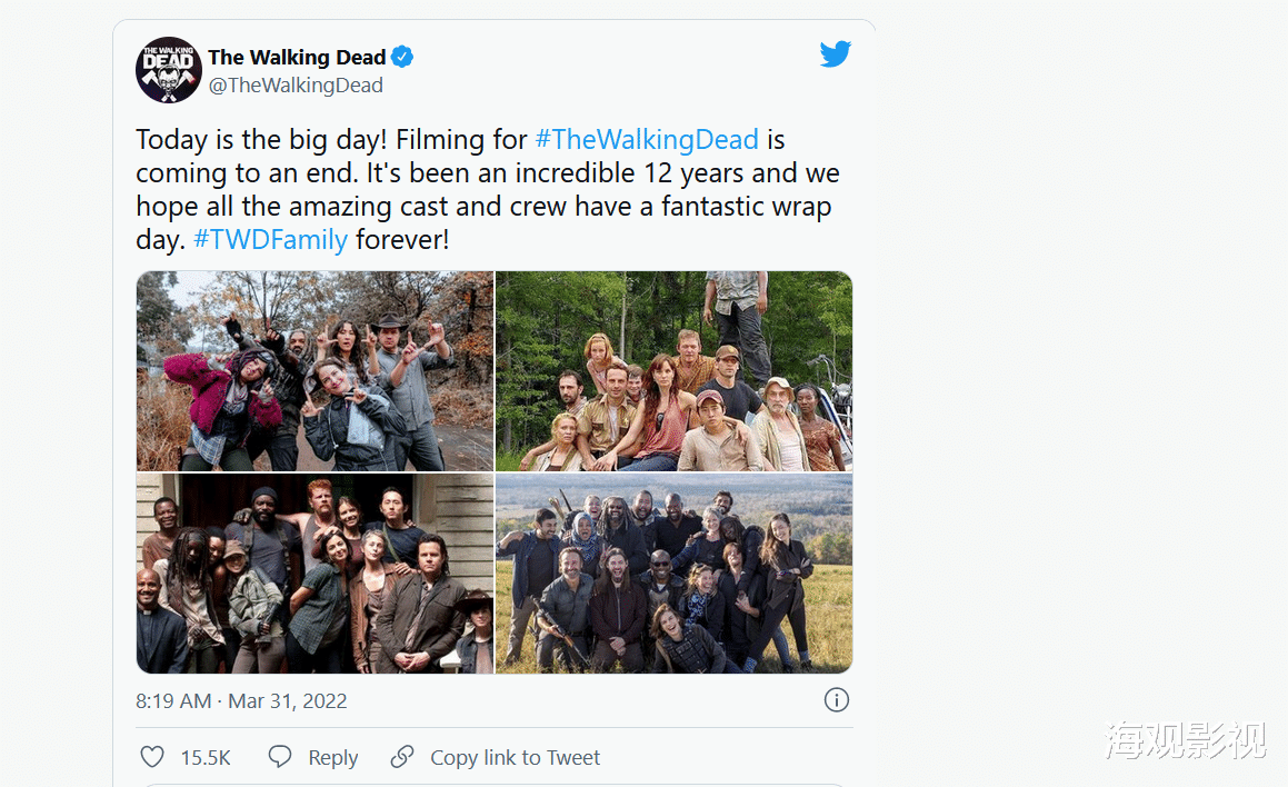 行尸走肉|《行尸走肉》最后一幕拍摄完毕，这个系列即将完结！但丧失宇宙将继续