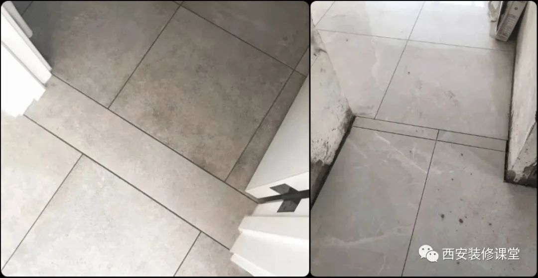 客厅瓷砖翻车,引以为戒