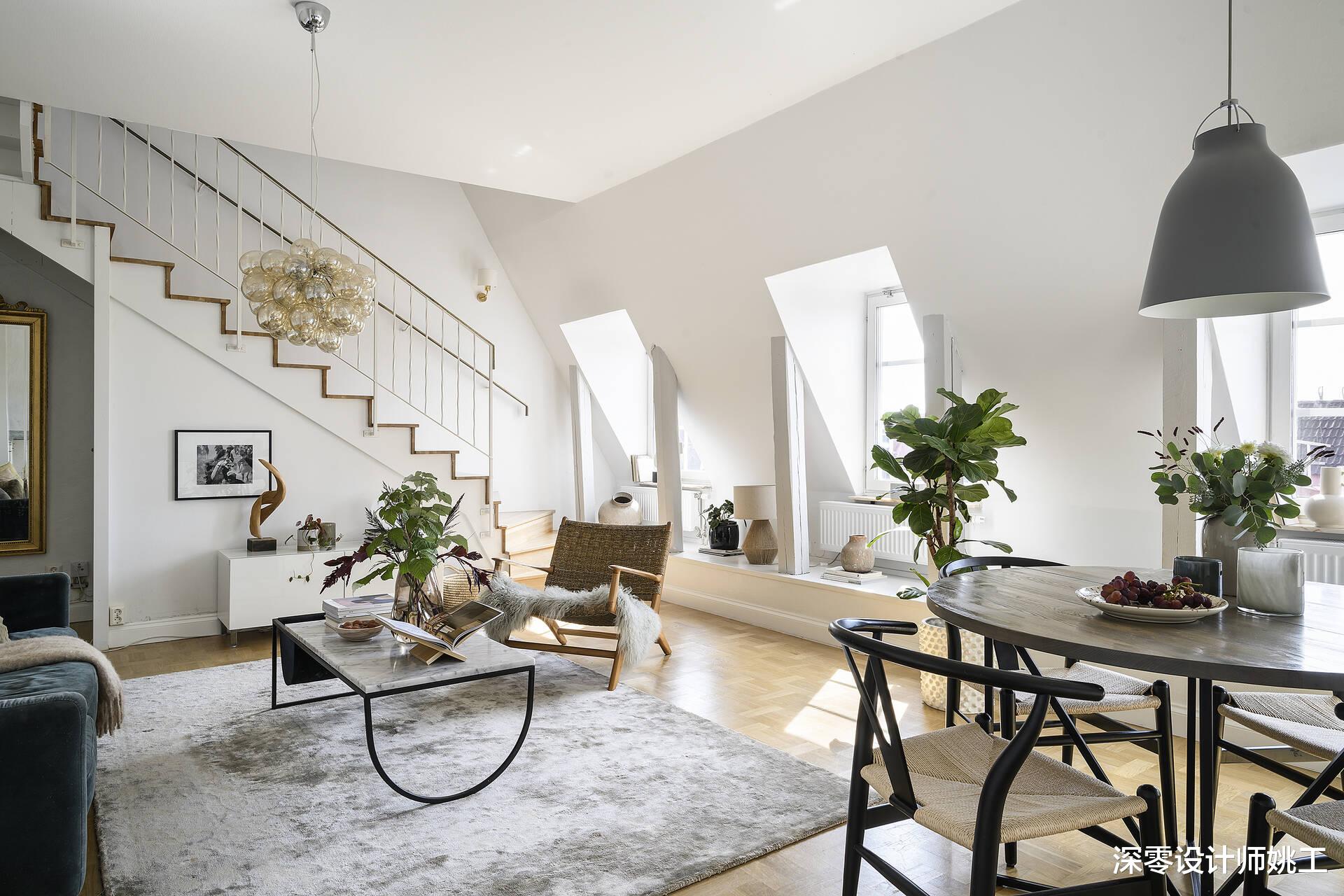 这个男生审美真不错,68㎡两房打造成现代简约风,整屋白墙也不单调