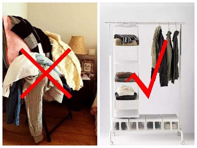 从闺蜜家学来“隔夜衣”收纳妙招，冬天衣物不再满屋堆，太聪明了