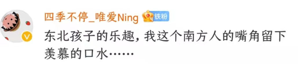 东北孩子用木棍凿出2米长雪洞!网友表示,小时候都干过