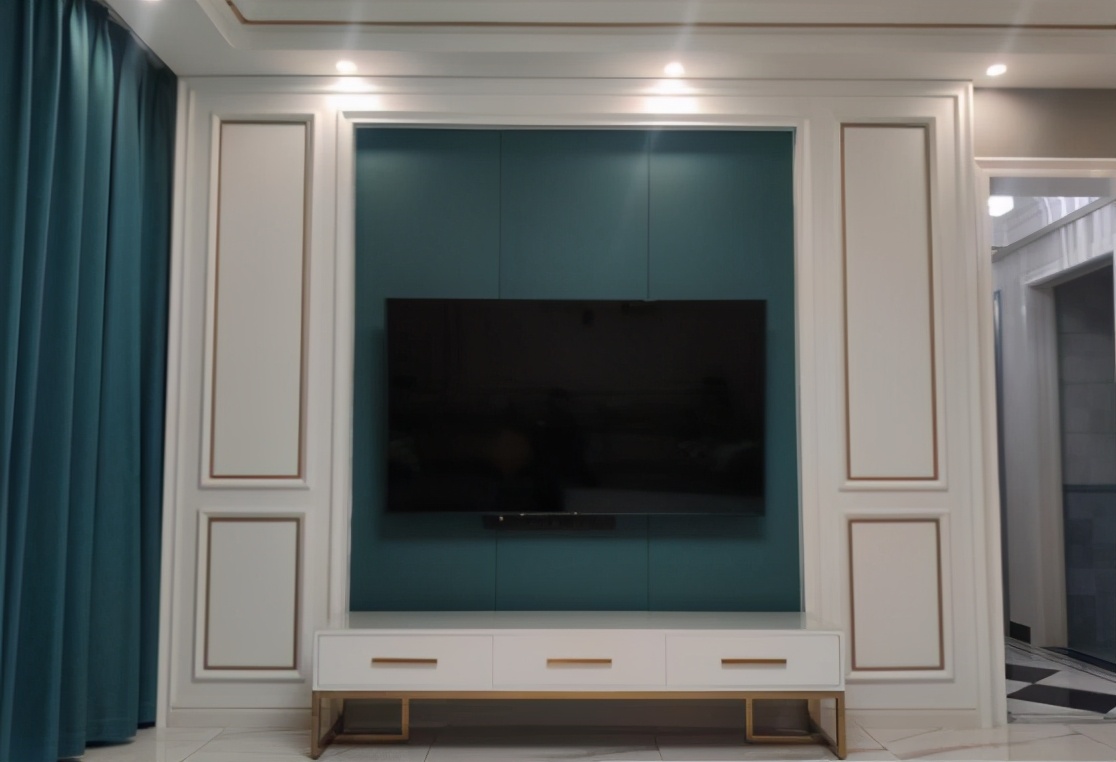 第二套新房装修完毕，四室两厅装修太漂亮了，客餐厅最令人满意