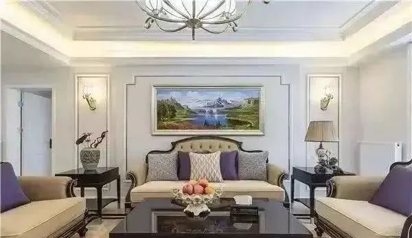 140平简欧新房，入户长鞋柜实用极了，客厅漂亮上档次！