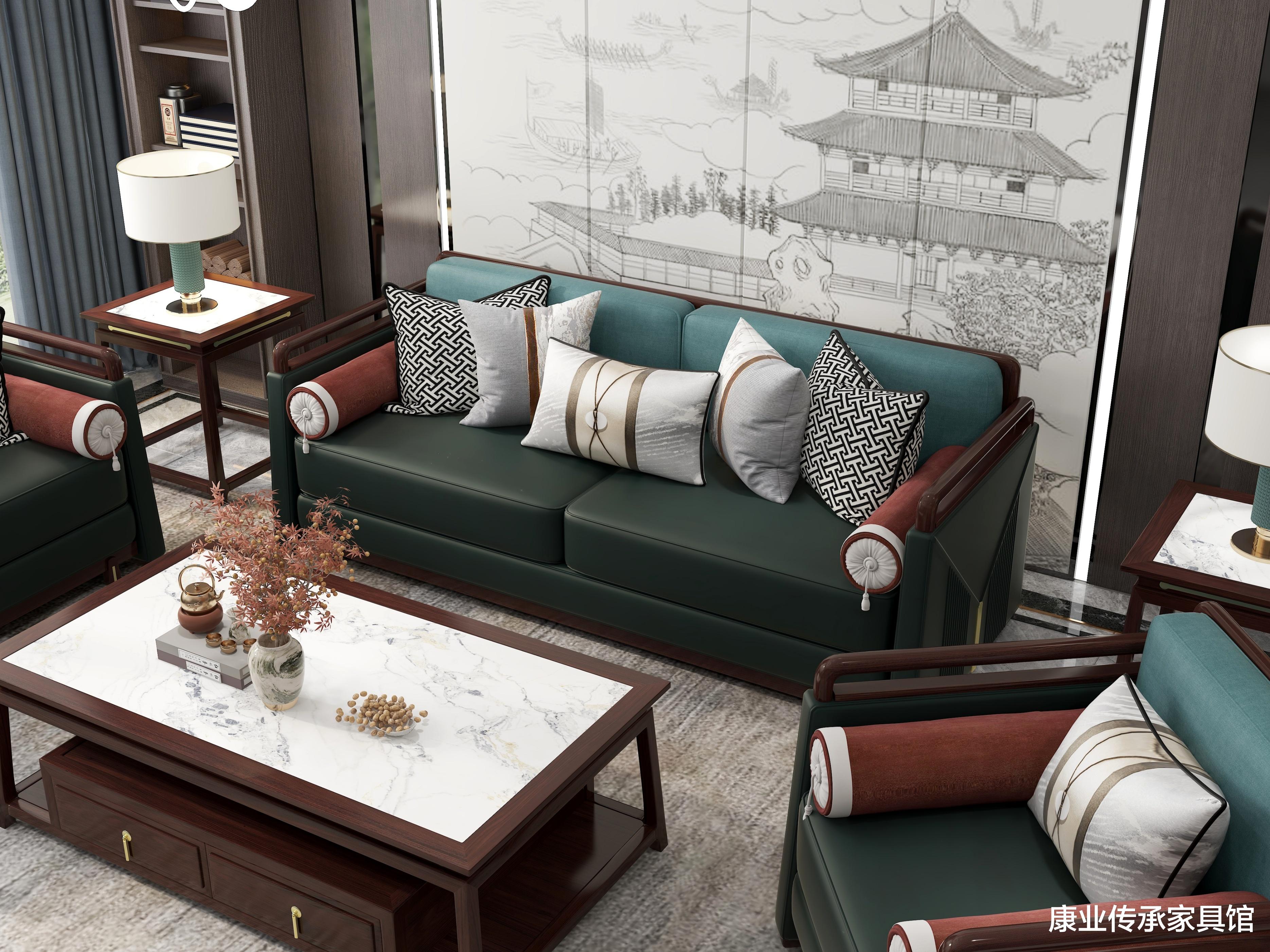 有一种客厅叫新中式,典雅质朴,是格调内敛最直接的表达