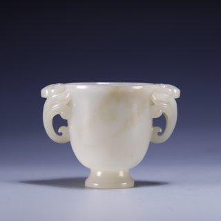 |和田玉如意耳杯