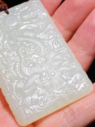 左岩|清乾隆 和田玉籽料 白玉 十二生肖 玉牌 玉珮