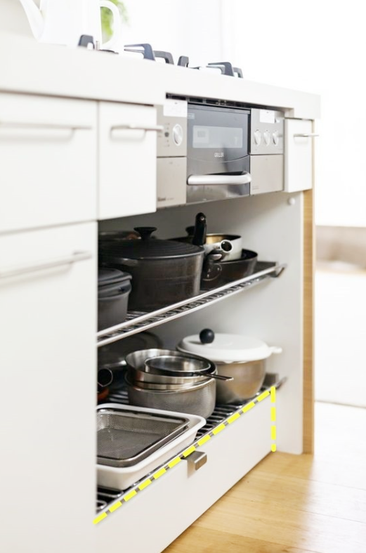 做橱柜别贪图满当,留出一\格\这样设计,拿取方便收纳满分!