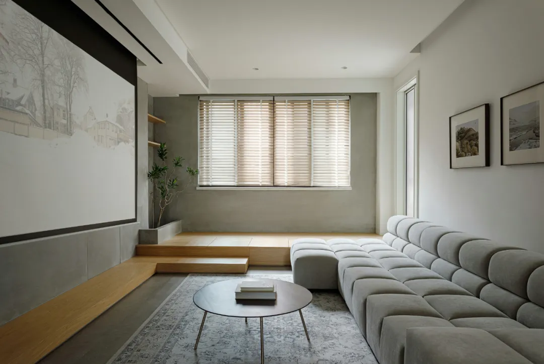 105㎡超自然质感，跳脱出复杂配色，更纯粹的空间表达