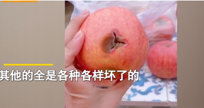 河南一女子在回家途中,看到路边摊在卖苹果,又大又有光泽,价格也实惠,就买了一袋