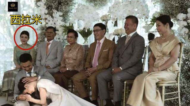 发型 西拉米头发留长,以探普英的身份出宫参加婚宴,中分发型端庄大气