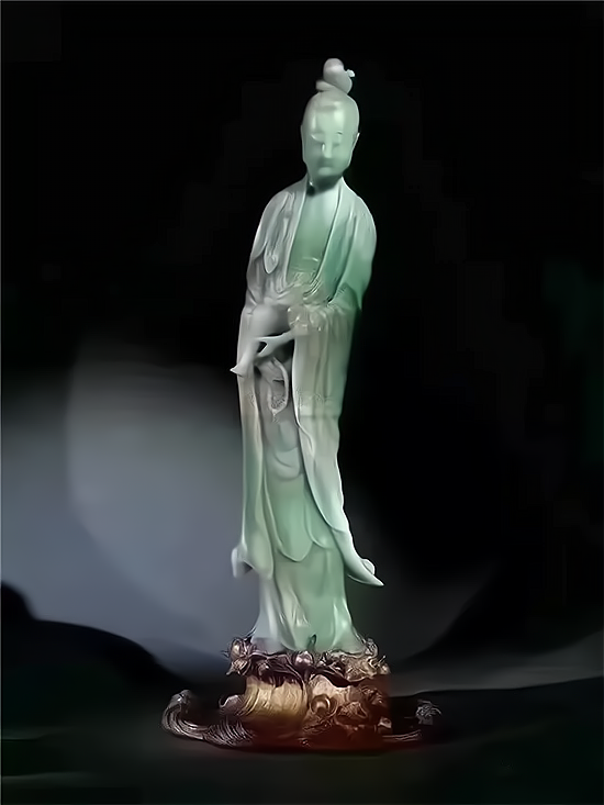文物|镶金底座的翡翠摆件居然价值10亿！默默无闻的摆件为何如此昂贵？