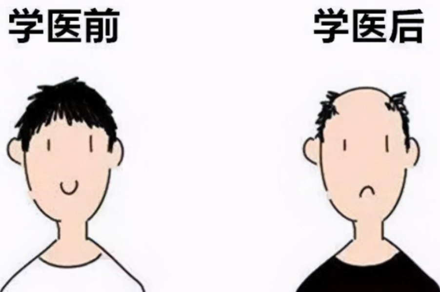 教师|大学四年对比照，大部分学生越发惊艳，医学生却秃成“地中海”