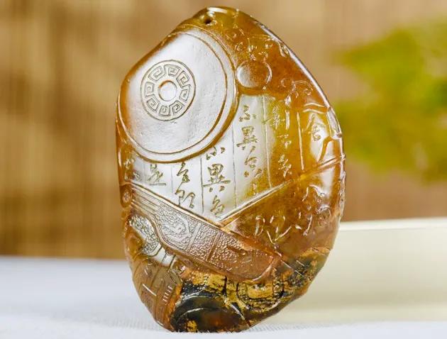 玉雕|纸篓里的锦绣江山!和田玉与“锦灰堆”!