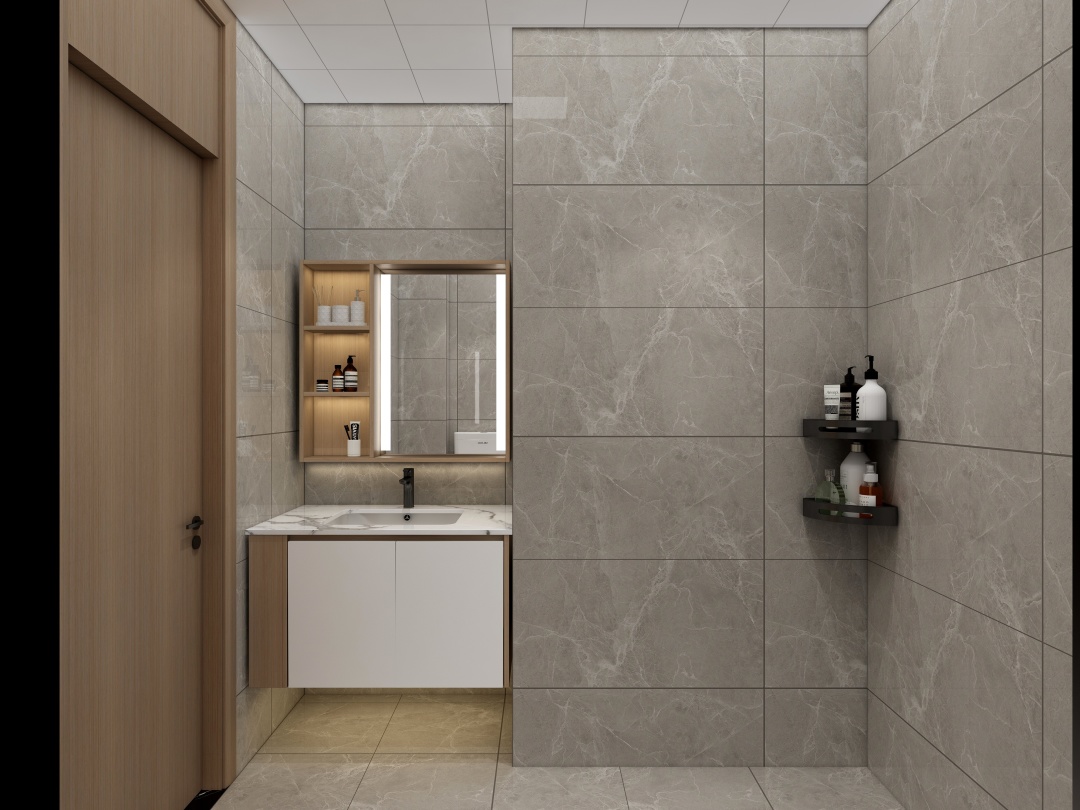 【鲁班装饰】龙熙壹号104m2现代风格 简单明了