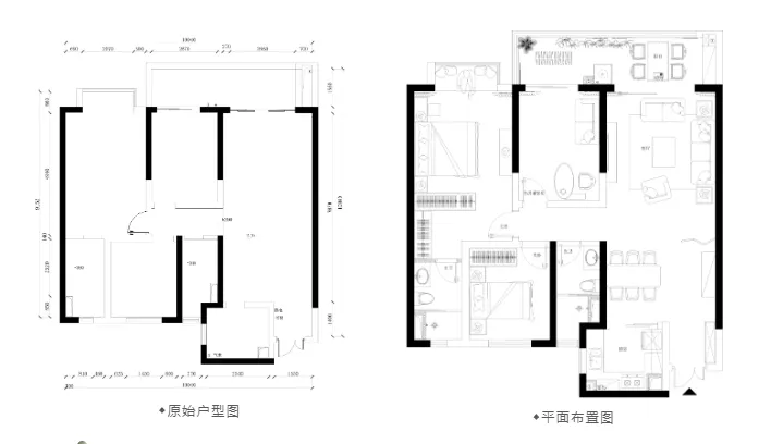 【鲁班装饰】吾悦首府120㎡北欧田园风,暮日春风