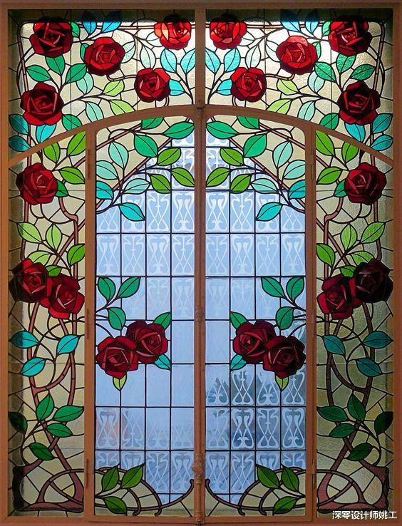 如何在家里打造最美玻璃？适当做成拼花玻璃，放在哪儿都是一幅画