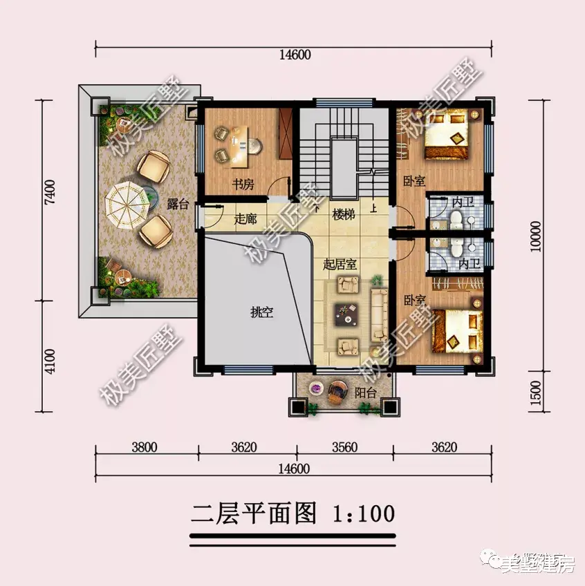 带神龛设计的三层别墅,餐厨另设偏房,布局超实用