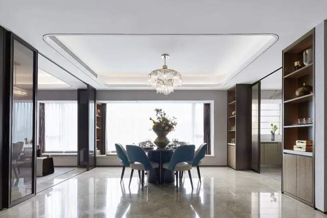 190平现代轻奢大平层设计,虽然简单但是却高级大方的精致与档次