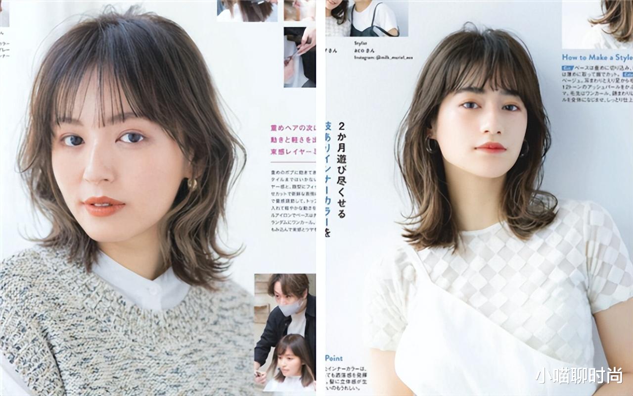 发型 40岁女人别再留黑长直了,今年流行的发型是:耳下发,洋气又减龄