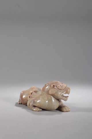 |旧藏-高古玉瑞兽摆件