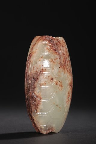 |旧藏-和田玉“龟甲”挂件