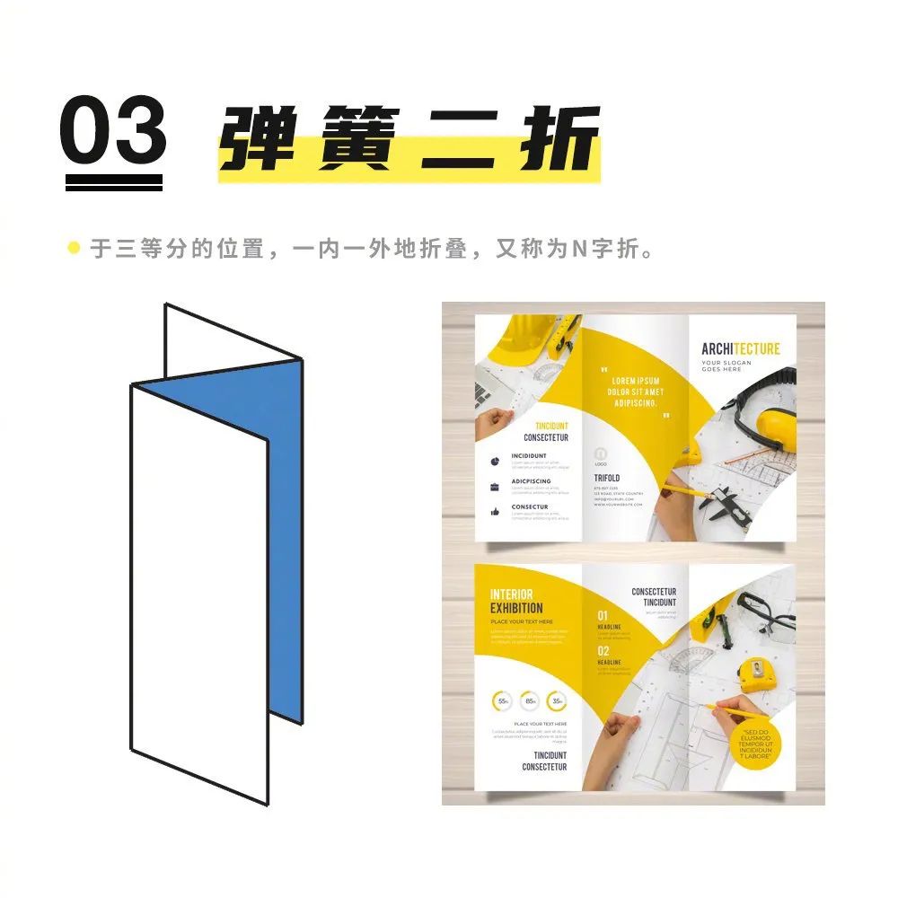 折页设计的常见折法!